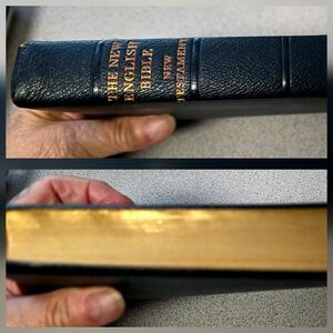 RARE OOP VERSION of the 1961 edition of The NEB New Testament  Morocco Leather